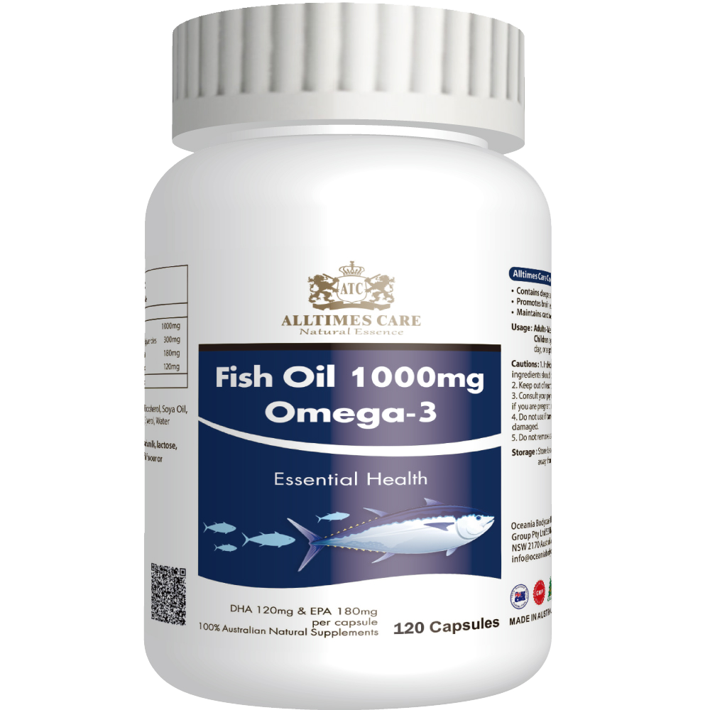 ATC Fish Oil 1000mg Omega-3