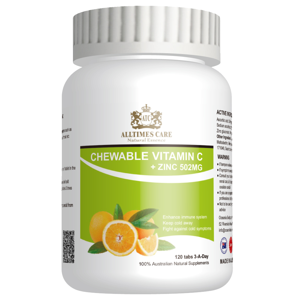 ATC Chewable Vitamin C + Zinc